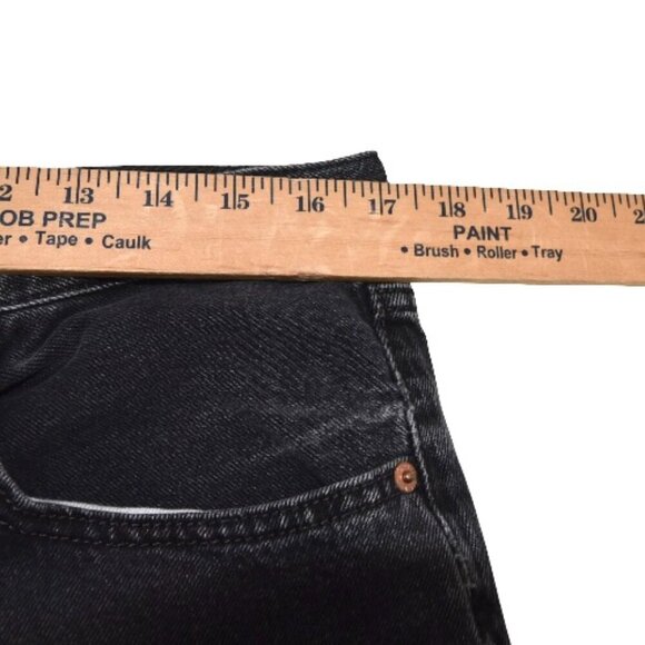 Levi’s Low Pro Straight Jeans 31 Faded Black Y2K Minimalist Grunge - Picture 8 of 8
